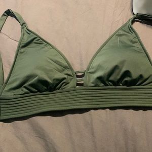Bikini top olive green